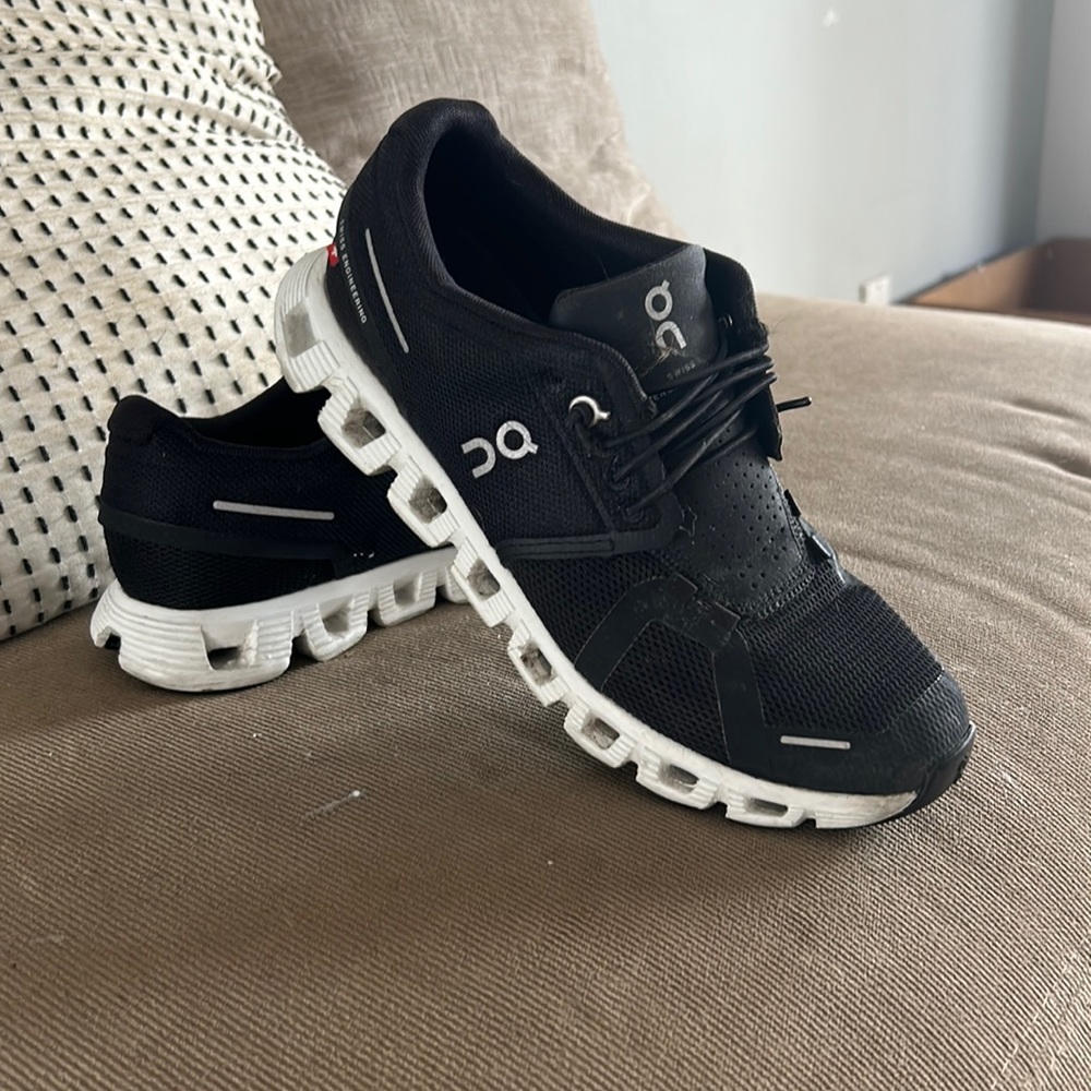 On cloud shoes